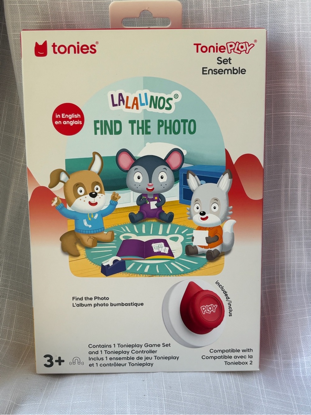 Tonies Tonieplay Game & Controller Set -  Lalalinos: Find the Photo Game NEW